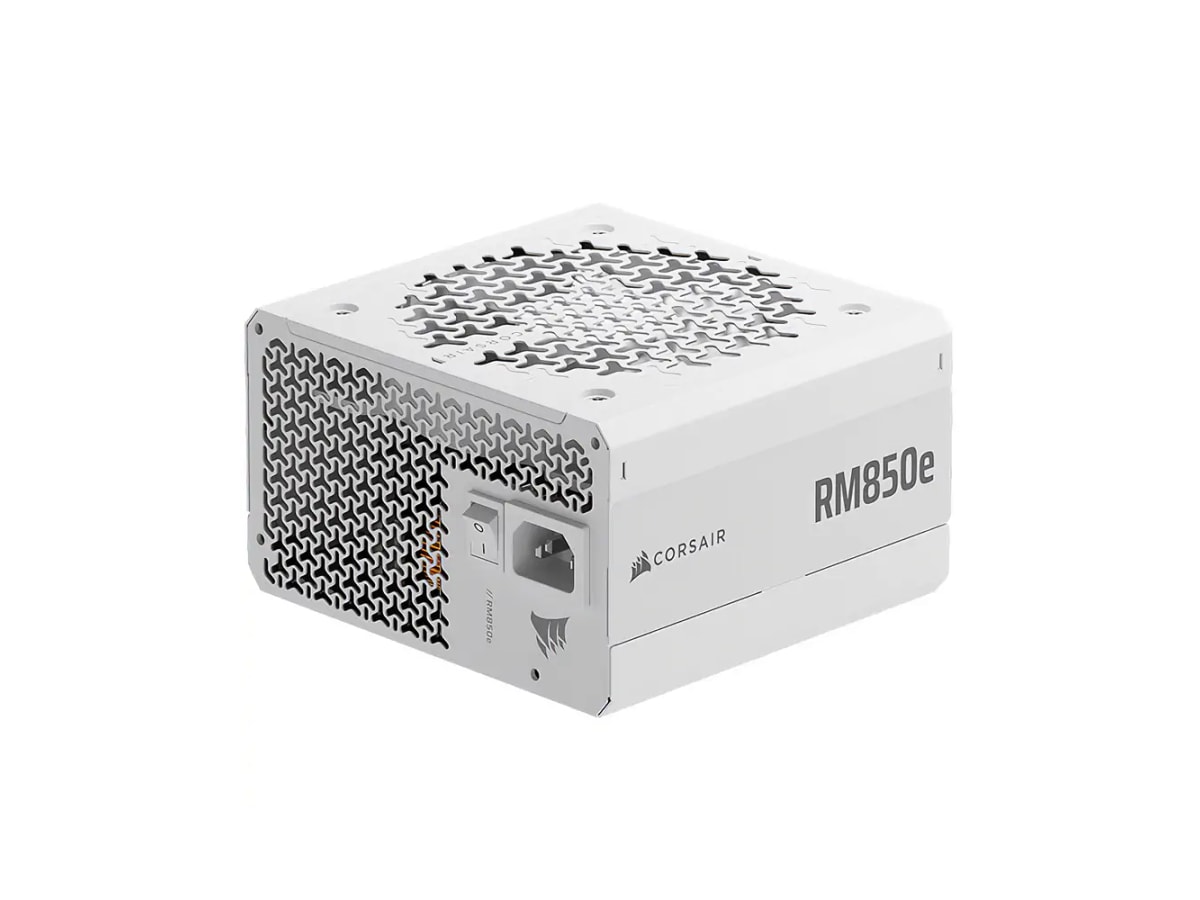 Corsair 850W RM850e Gold Fully Modular ATX 3.1 Power Supply - White