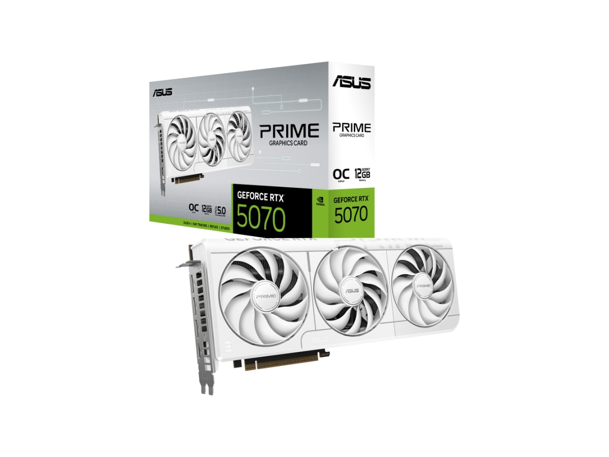 ASUS PRIME GeForce RTX 5070 White OC Edition 12GB