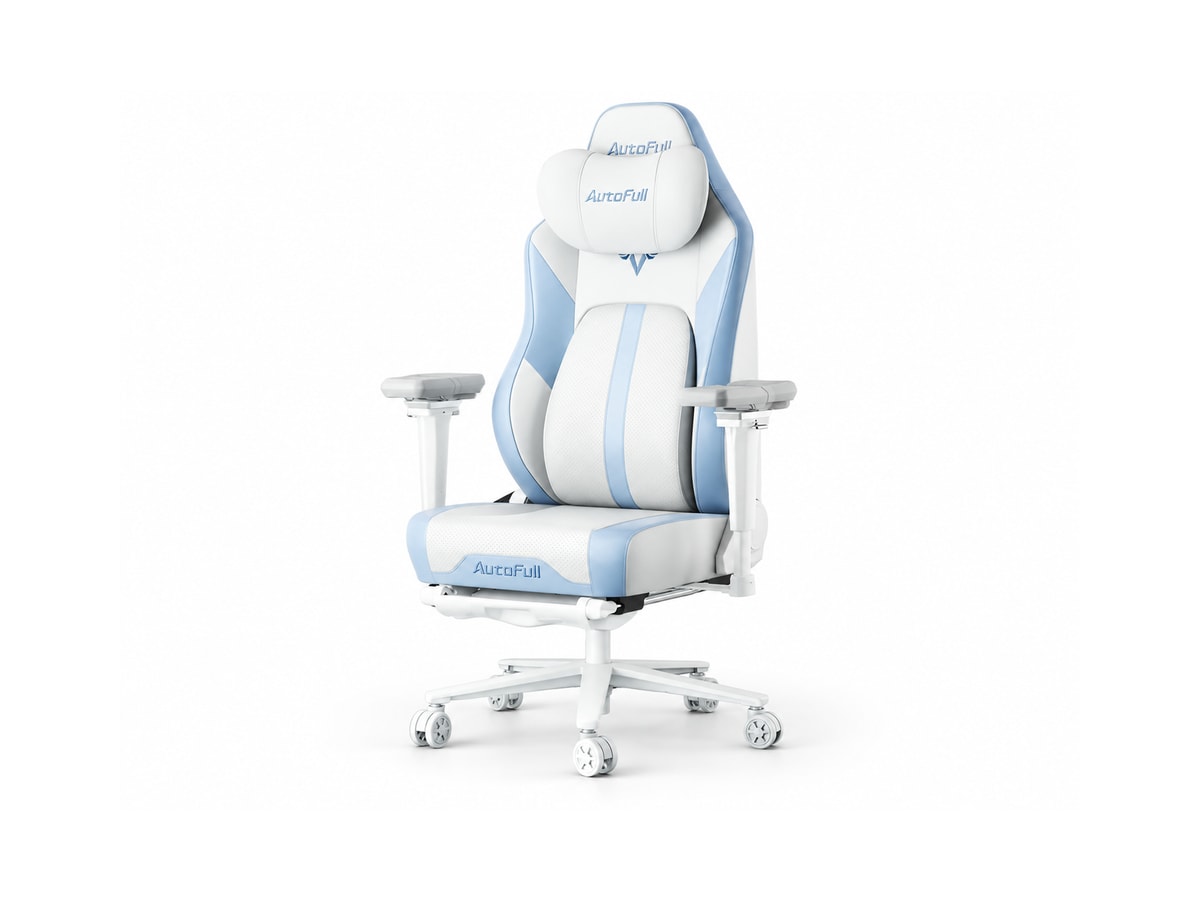 AutoFull M6 Pro Premium Gaming Chair - White (AFYM602MSW-100201)