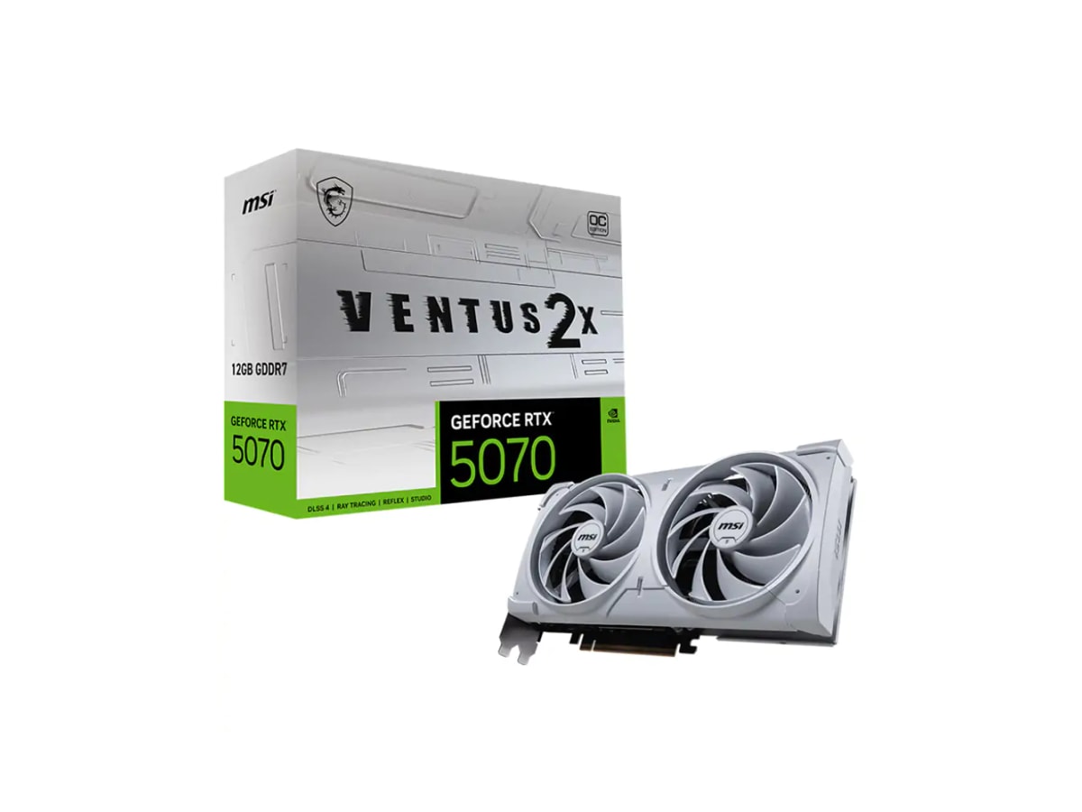 GeForce RTX™ 5070 12G VENTUS 2X OC WHITE
