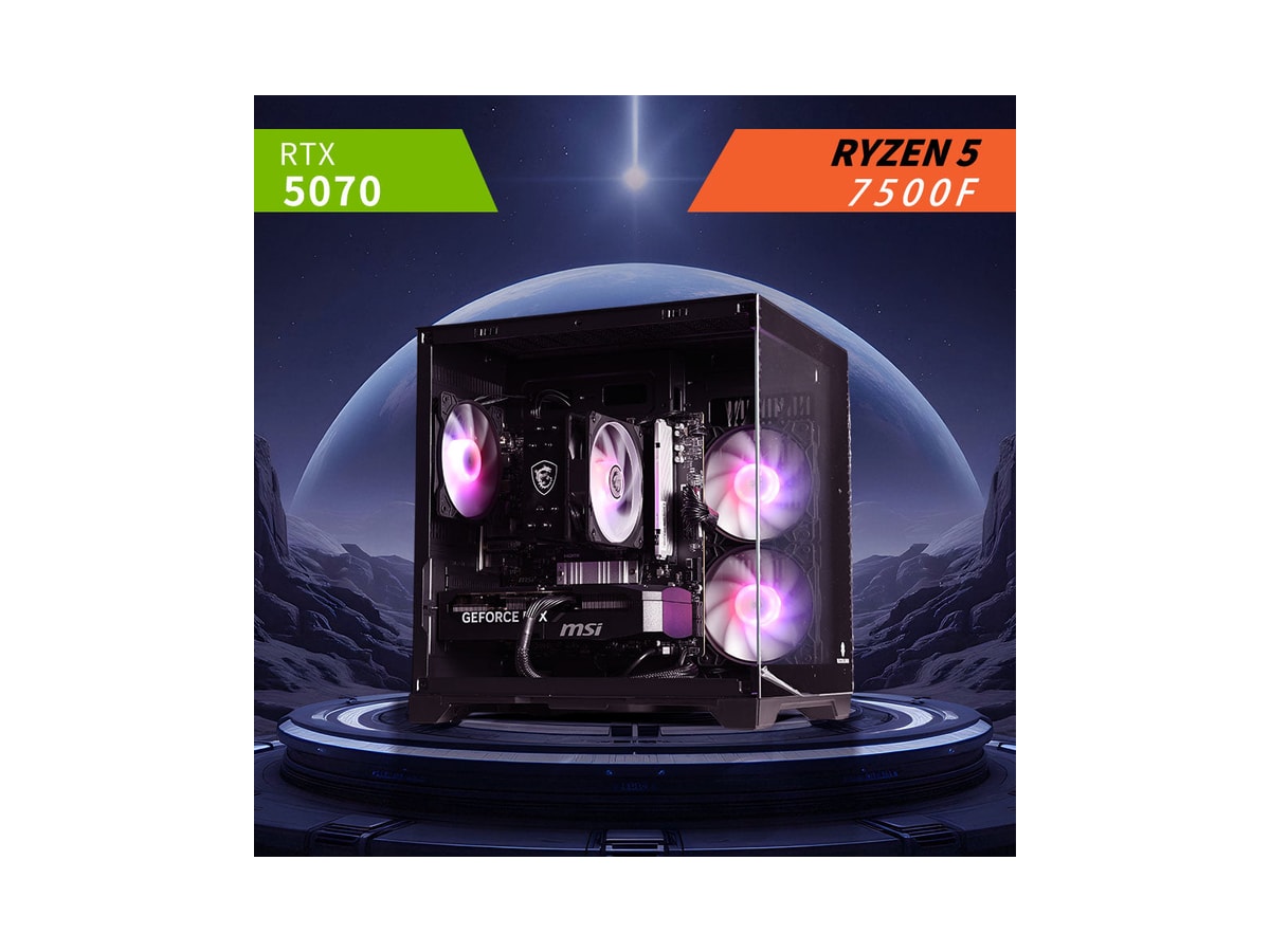 RYZEN 5 7500F | RTX 5070 RGB Gaming Pc