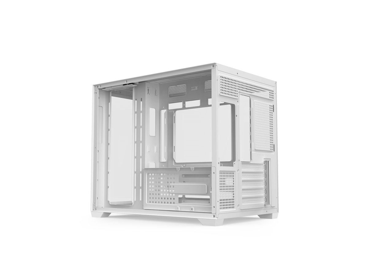 G1 285M-A Panoramic 360mm mATX Case – White (No fans) thumbnail 6