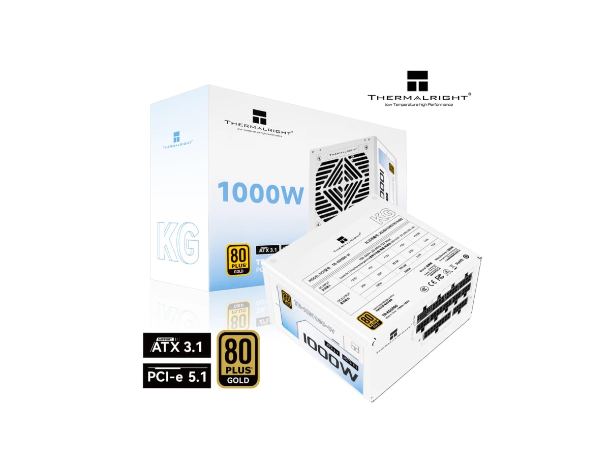 TR-KG-1000-W 1000W Gold Full Modular ATX3.1 Power Supply