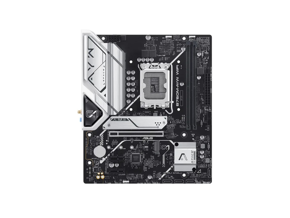 Asus B760M-AYW WIFI DDR5 LGA 1700 mATX Motherboard thumbnail 2