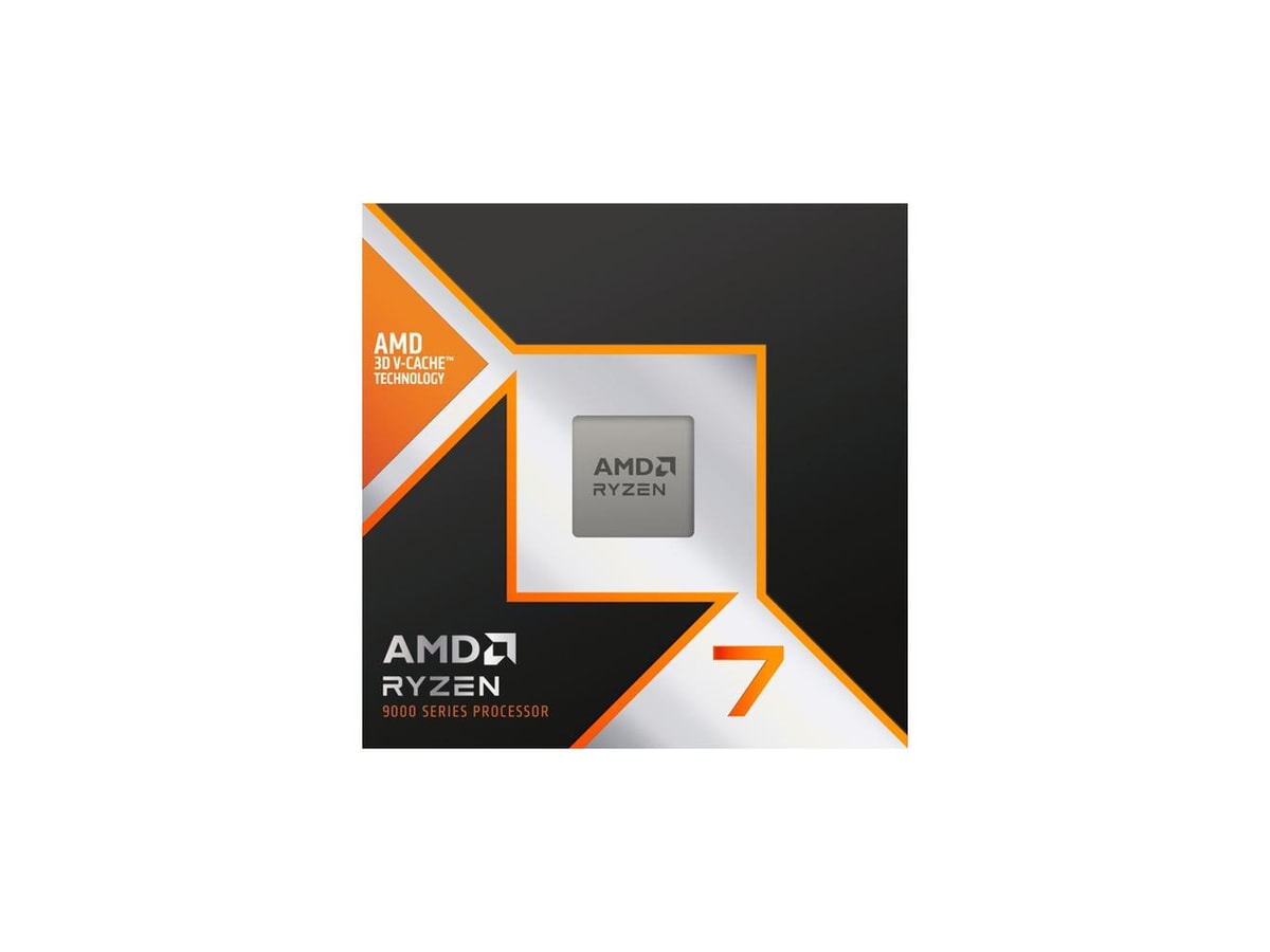 AMD Ryzen 7 9800X3D CPU Processor – 8 Core 16 Thread 5.2GHz AM5 3D V-Cache (OEM / Tray, No Box) – 3 Year Warranty