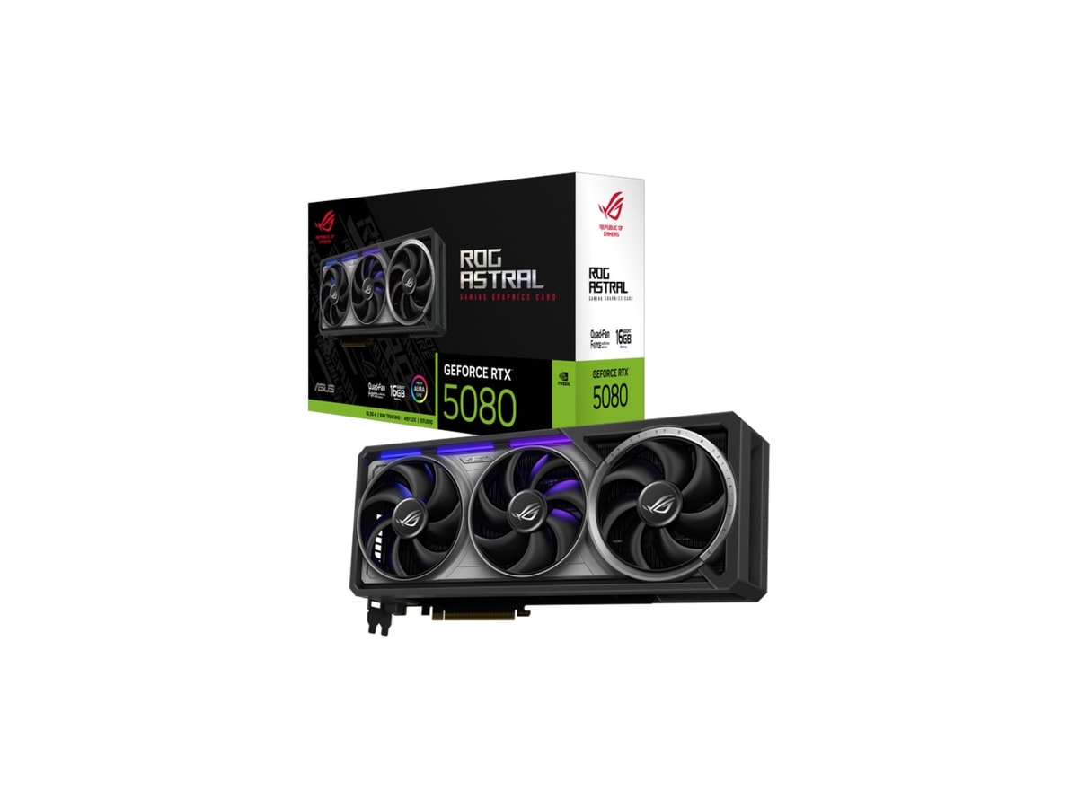 Asus ROG Astral GeForce RTX 5080 16GB GDDR7 OC Graphics Card