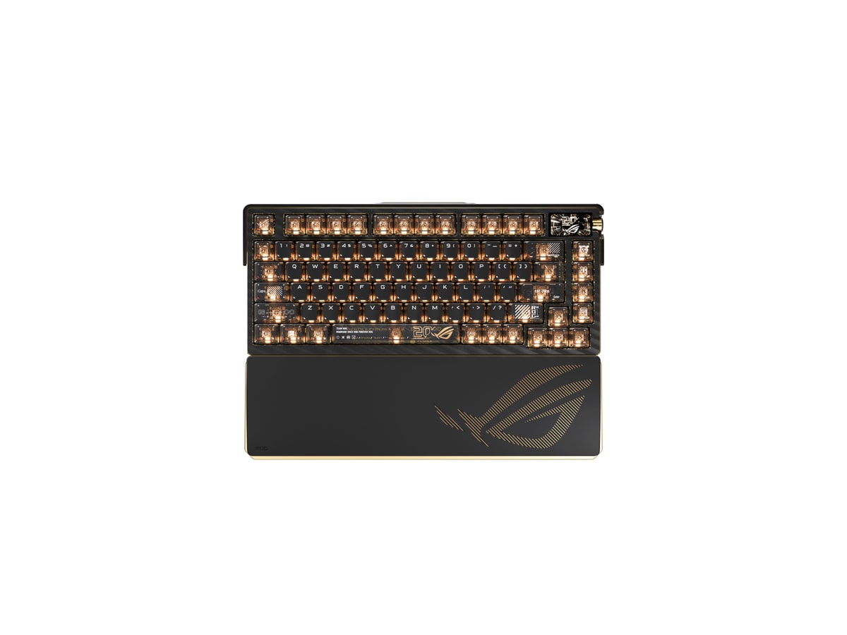 ASUS ROG Azoth Extreme Edition 20th RGB Wireless Mechanical Keyboard, Snow Switch