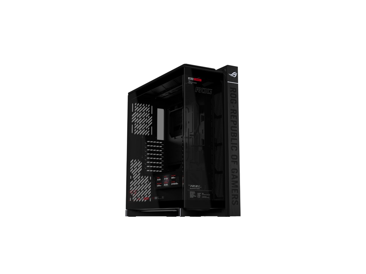 ASUS ROG CRONOX GR801 CURVE TG E-ATX Case, Curve Tempered Glass Side Panel