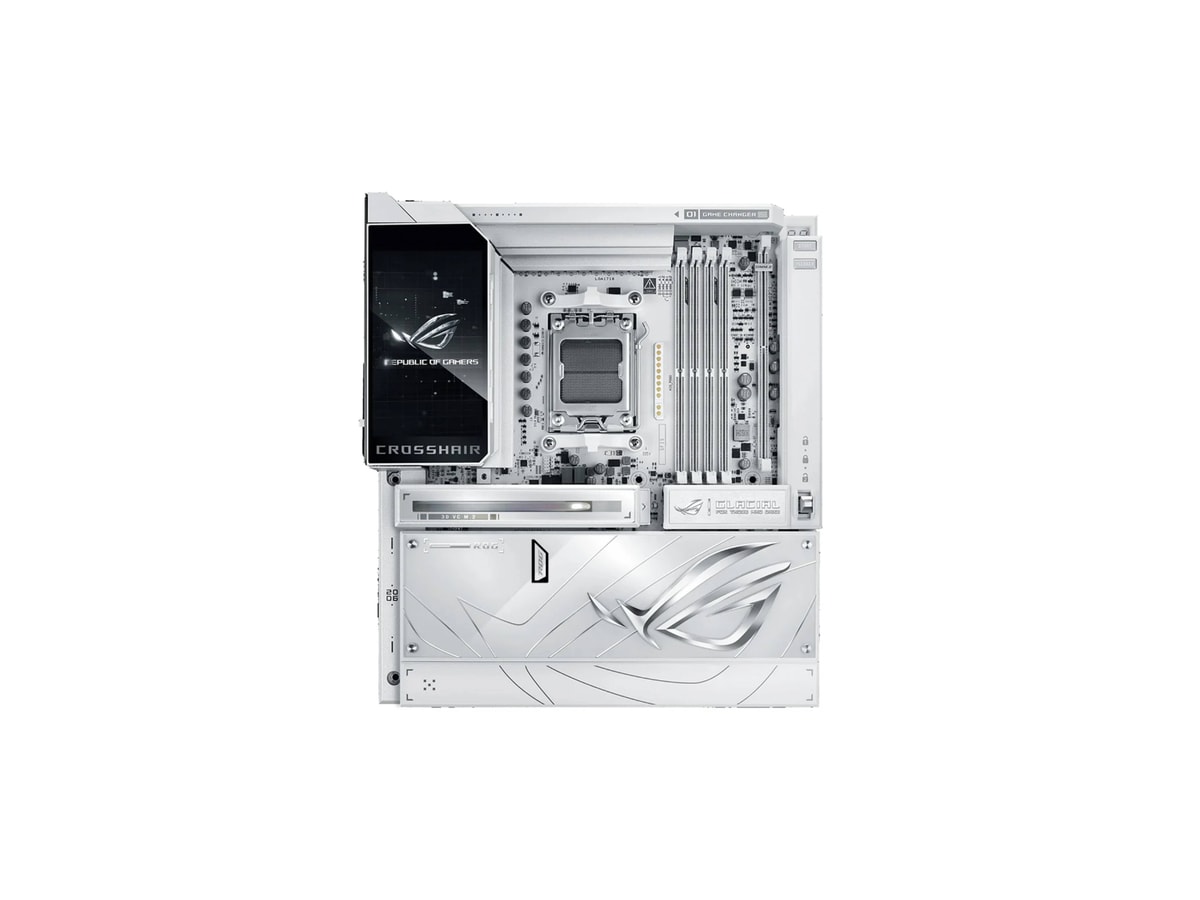 ASUS ROG Crosshair X870E Glacial Wi-Fi 7 AM5 DDR5 E-ATX Motherboard
