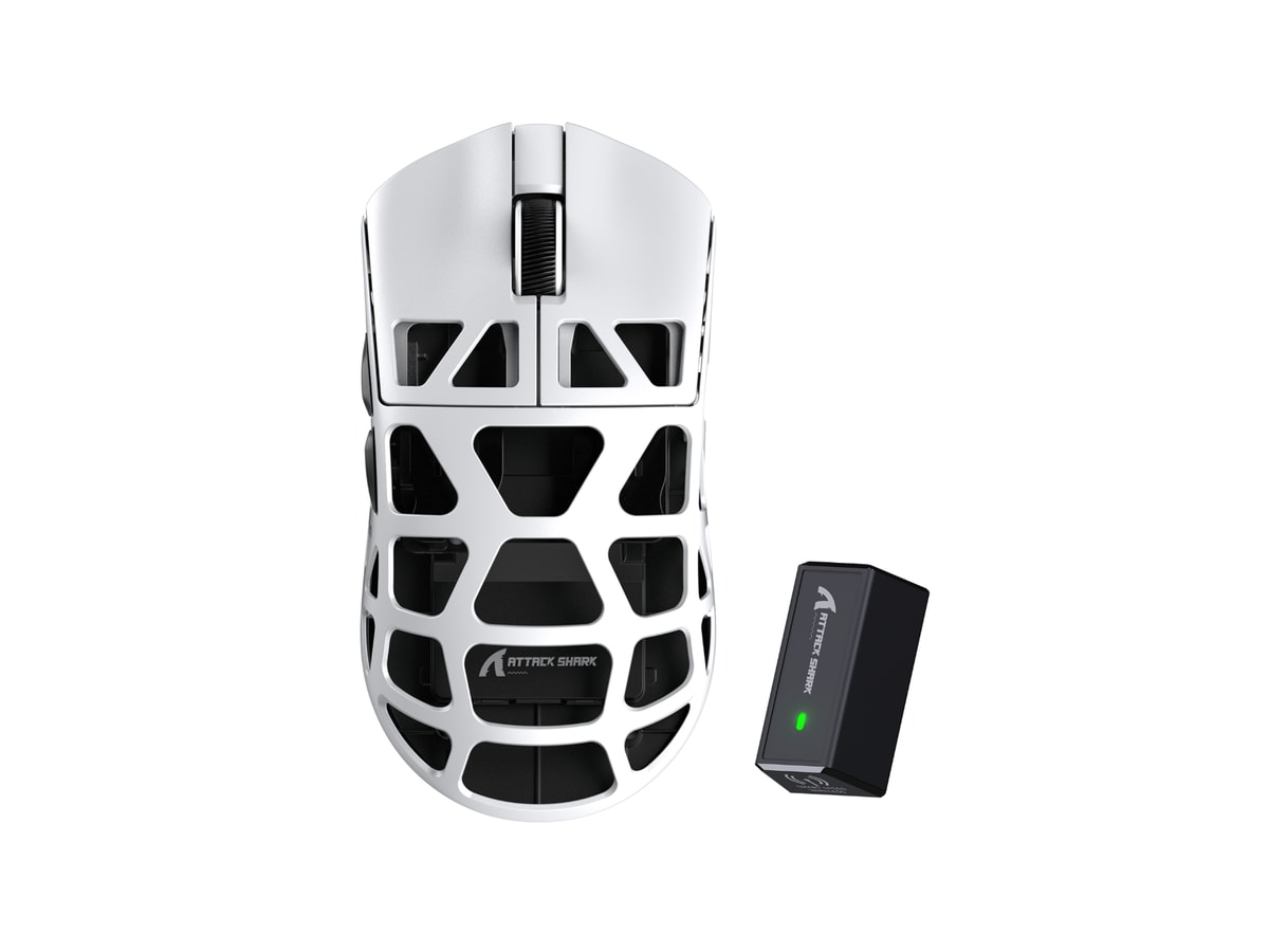 ATTACK SHARK R3 Magnesium Alloy Gaming Mouse 8K - White