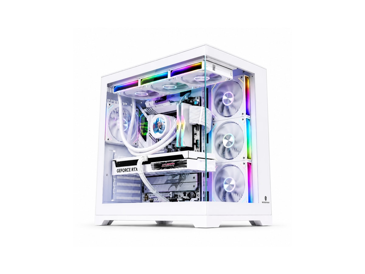 WJ ATX Open-view case - White