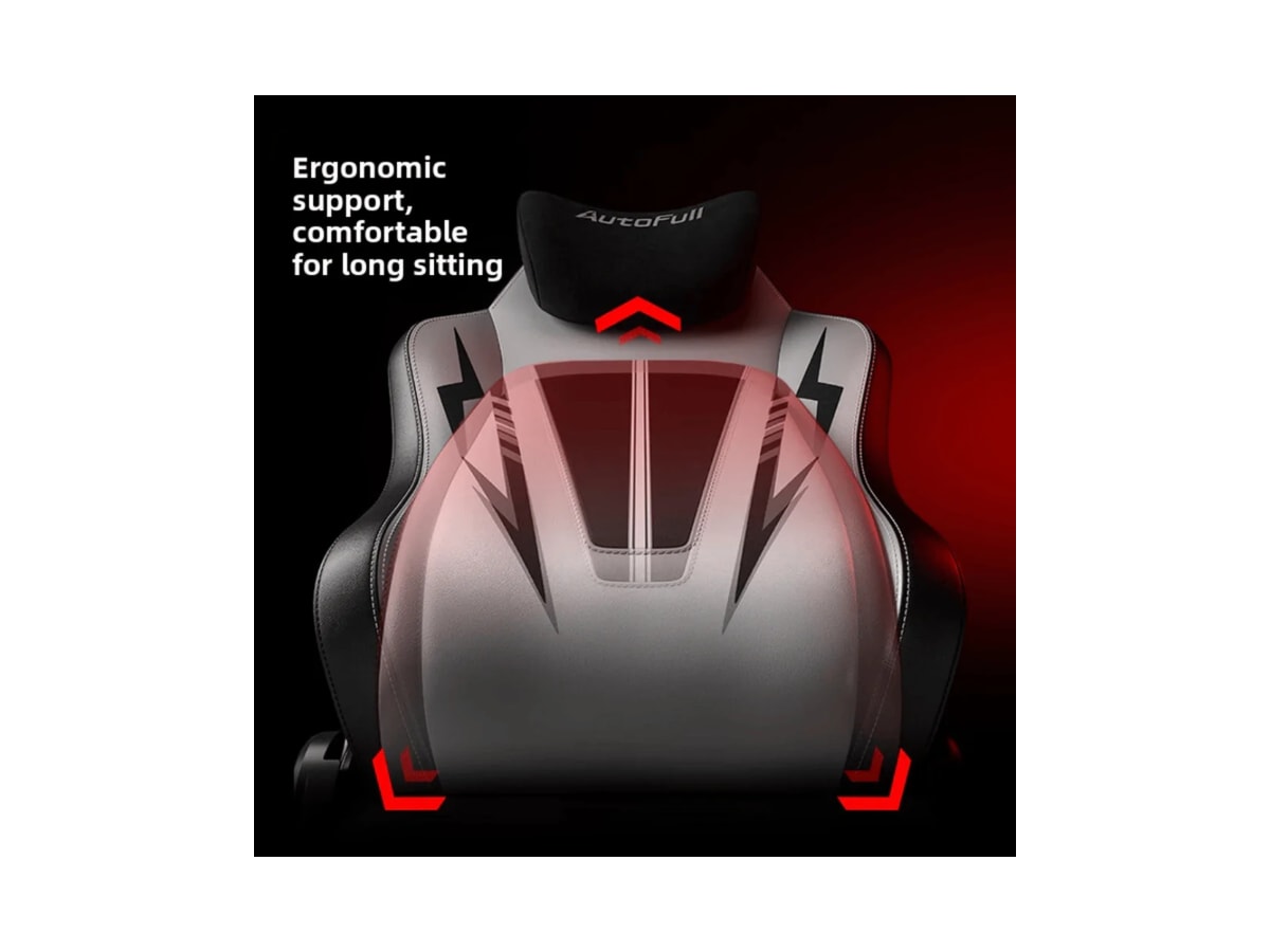AutoFull C3 Pro Gaming Chair - Black & Gold (AFYC306SSB) thumbnail 4