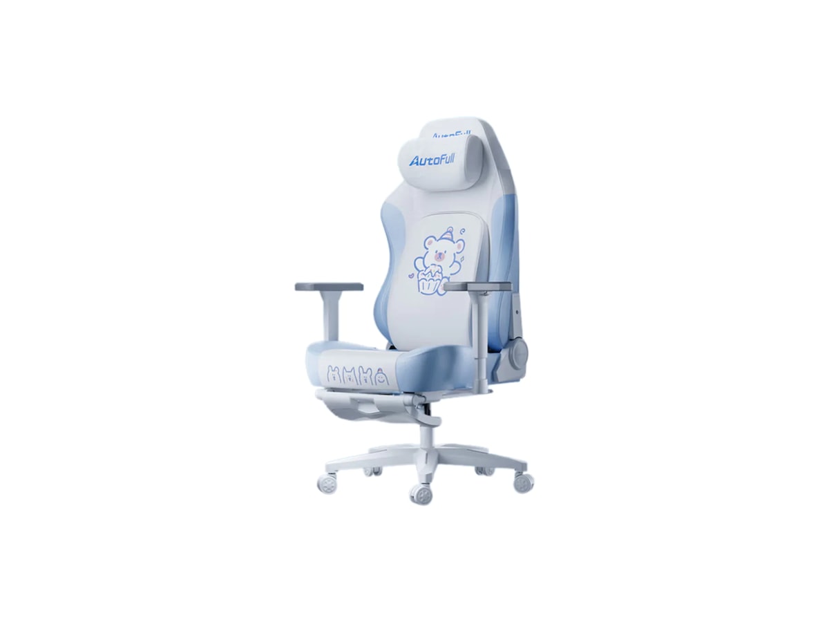 AutoFull C3 Pro Gaming Chair - Snow White Bear edition (AFC306SSW)