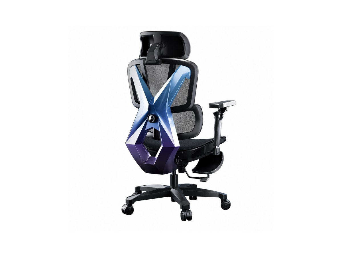 AutoFull G5 Gaming Chair Professional Version - Purple & Black (AFG502BVSB) thumbnail 2