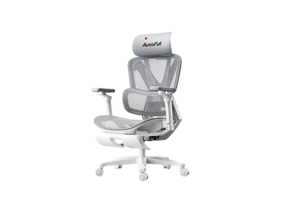 AutoFull G5 Ergonomic Chair Chair Professional Version - Pink & White (AFG502WVSB)