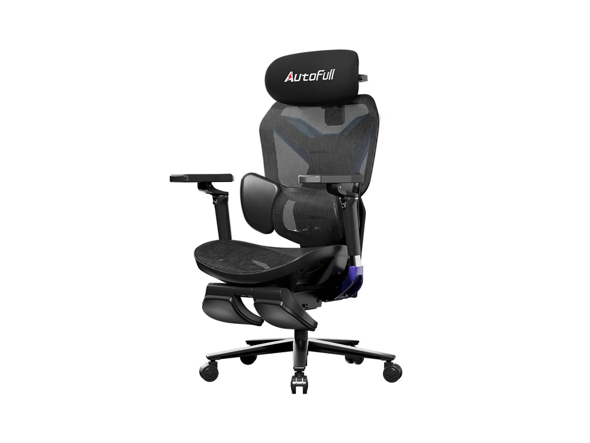 AutoFull G7 ergonomic Gaming Chair Professional - Purple & Black (AFG701USSB) thumbnail 2