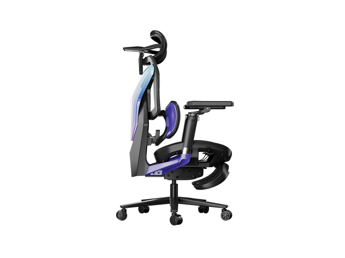 AutoFull G7 ergonomic Gaming Chair Professional - Purple & Black (AFG701USSB) thumbnail 6