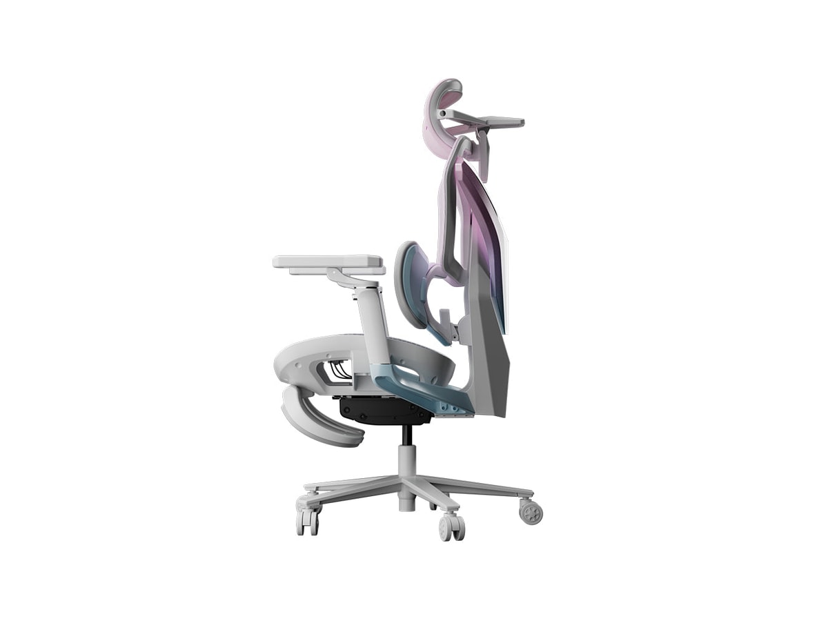 AutoFull G7 ergonomic Gaming Chair Professional - Pink & White (AFYG701SSP-100101) thumbnail 4