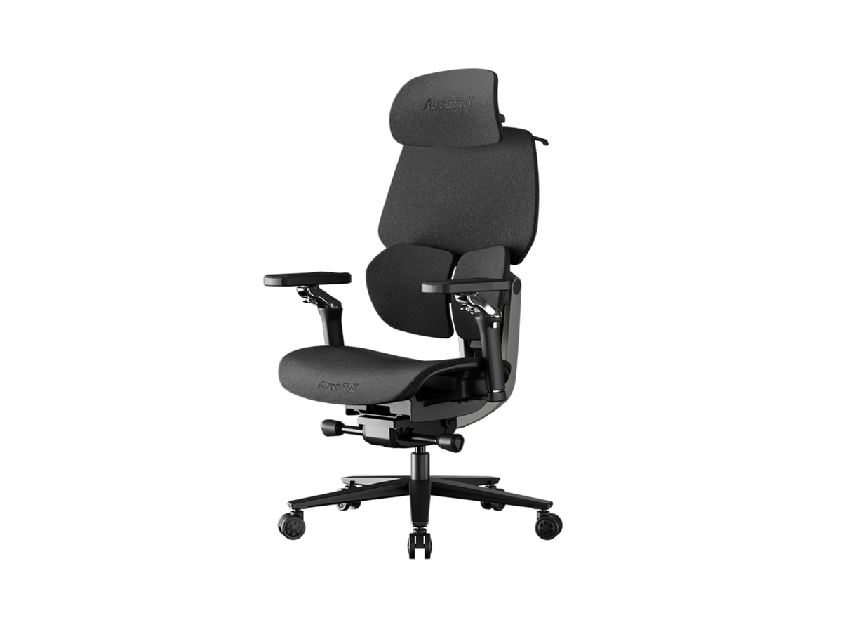 AutoFull G9 Ergonomic Gaming Chair with Leg Rest (Black)