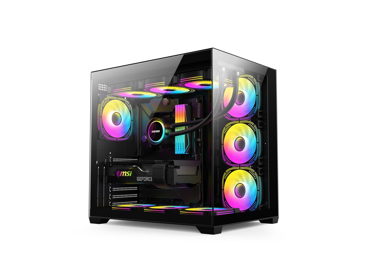 G1 285A Panoramic ATX Case – Black