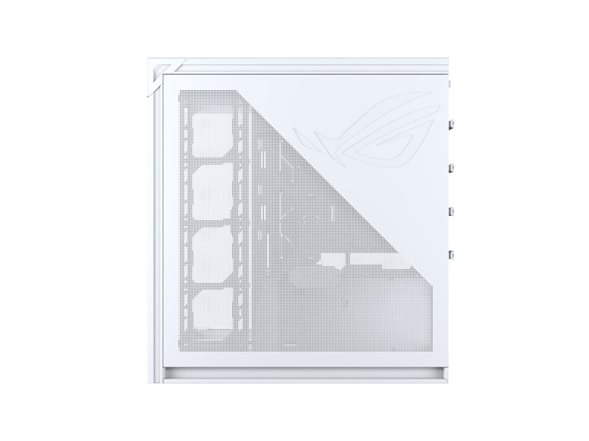ASUS ROG Cronox ARGB WHITE GR801 CURVE TG E-ATX Case, Curve Tempered Glass Side Panel (4 fans included) thumbnail 2