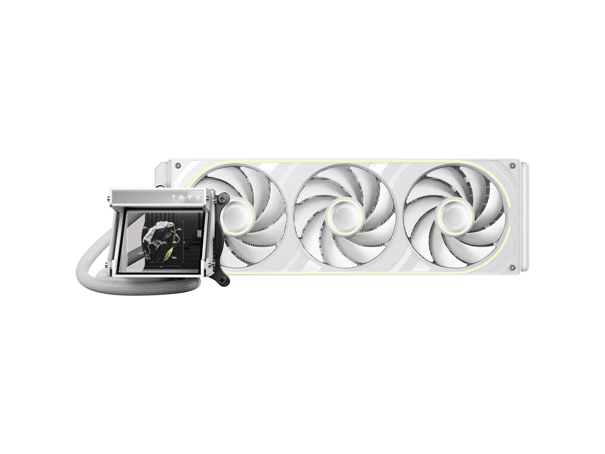 TRYX HOLO ARGB White AIO CPU Cooler 360MM thumbnail 3