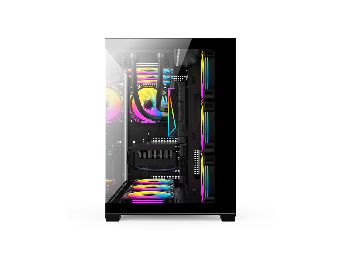 G1 285A Panoramic ATX Case – Black thumbnail 5