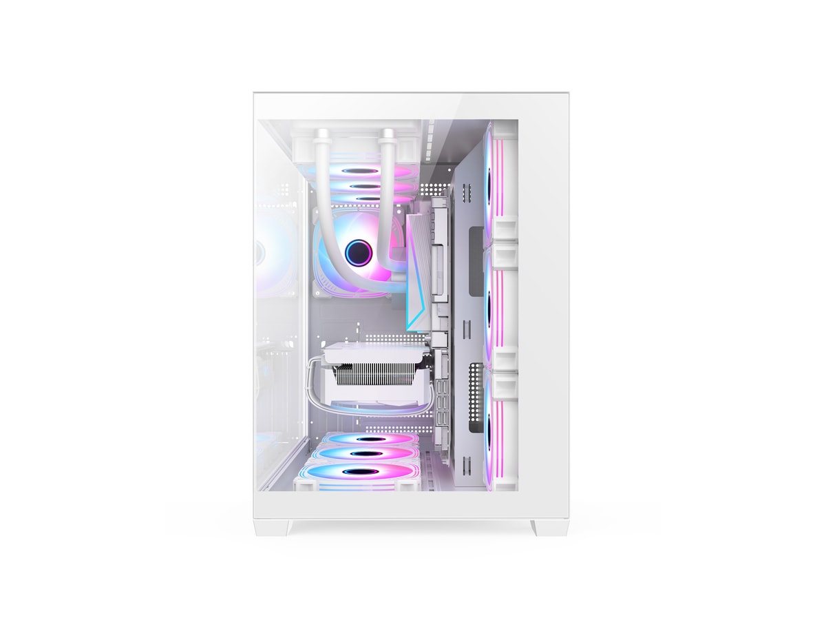 G1 285A Panoramic ATX Case – White thumbnail 5