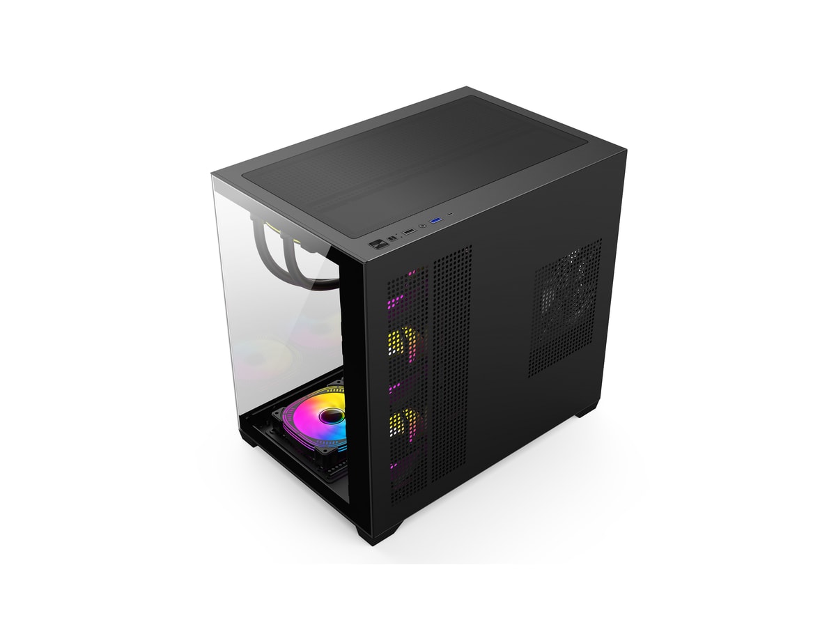 G1 285A Panoramic ATX Case – Black thumbnail 4