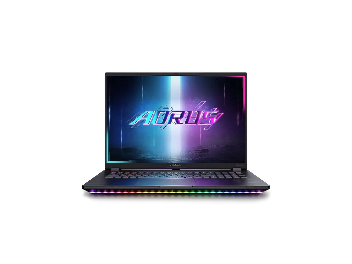 GIGABYTE Aorus Master 18 BZH 18" mini-LED Core Ultra 9 64GB RAM 2TB RTX 5090 Gaming Laptop - Black thumbnail 3