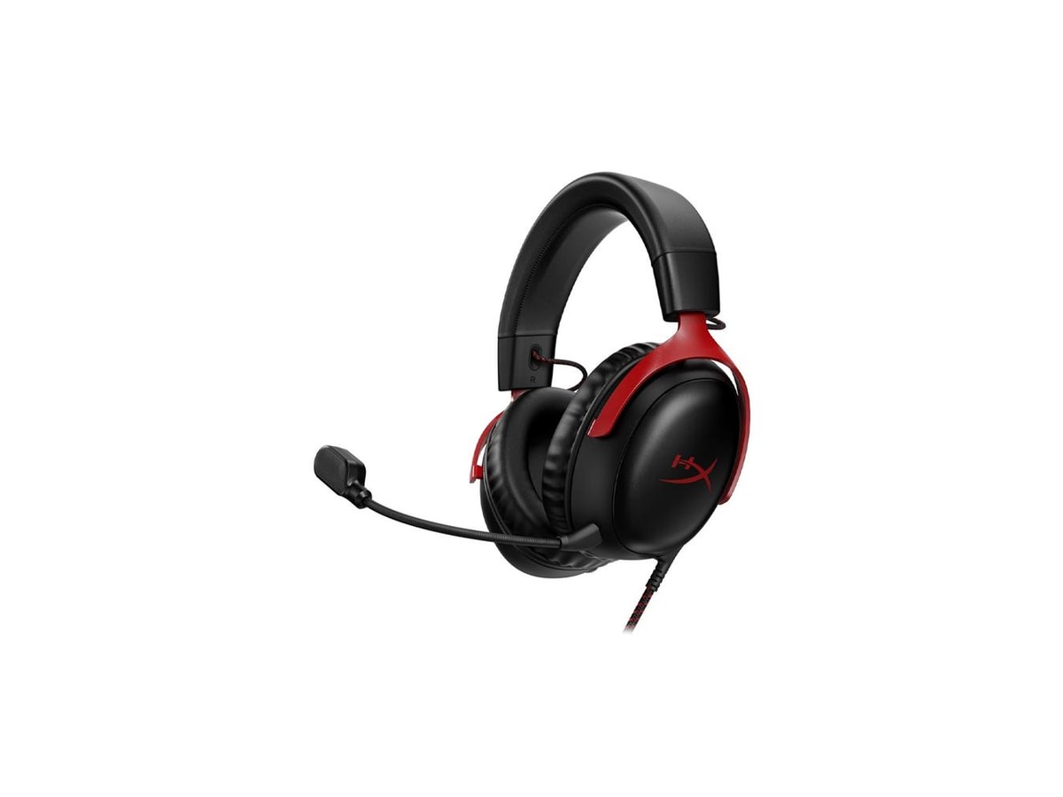 HyperX Cloud III Gaming Headset - Black and red
