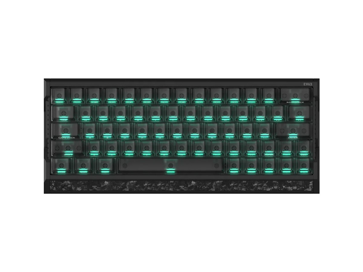 IQUNIX EV63 Hall Effect 8K RGB Wired Dark Side RS Gaming Keyboard - Magnetic X Ultra Switch