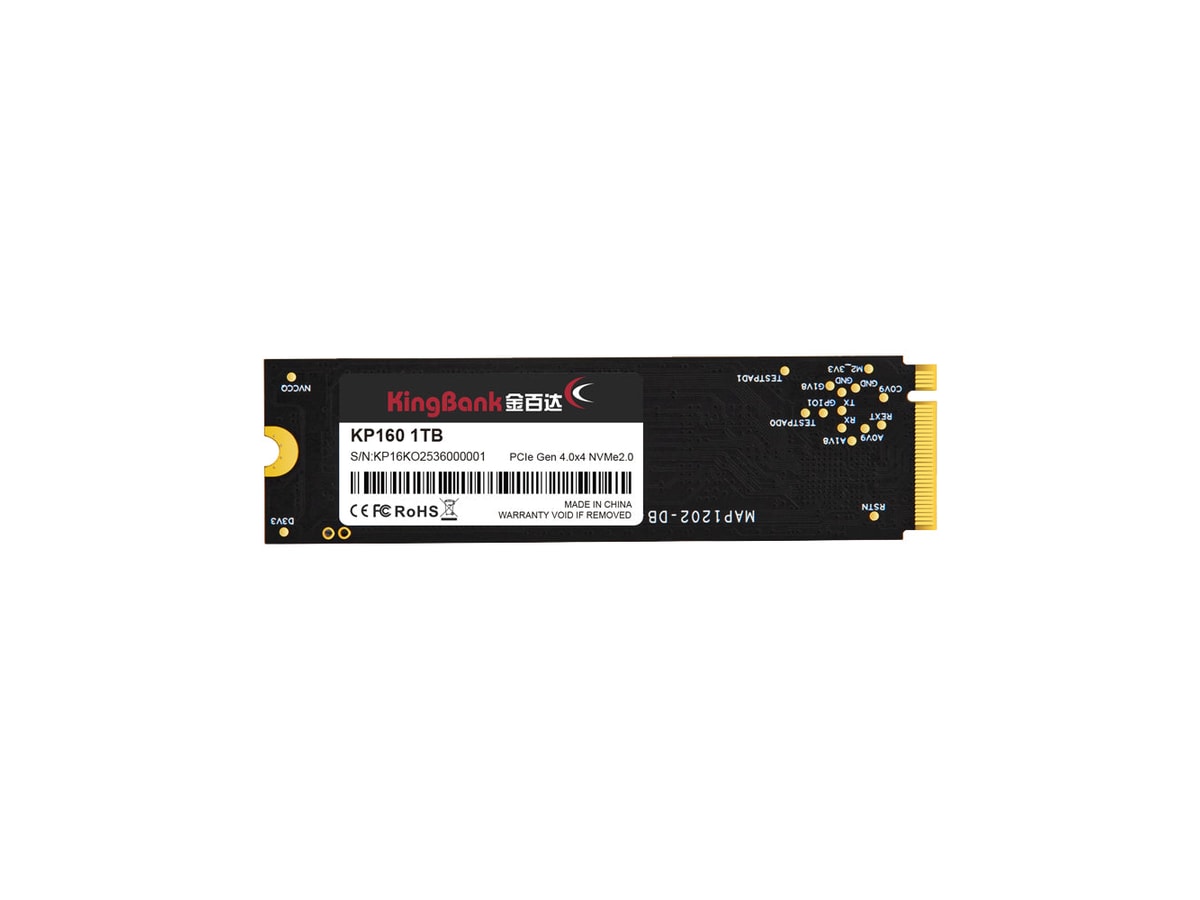 Kingbank KP160 2TB M.2 5000/4200 PCIe 4.0 NVMe M.2 2280 SSD