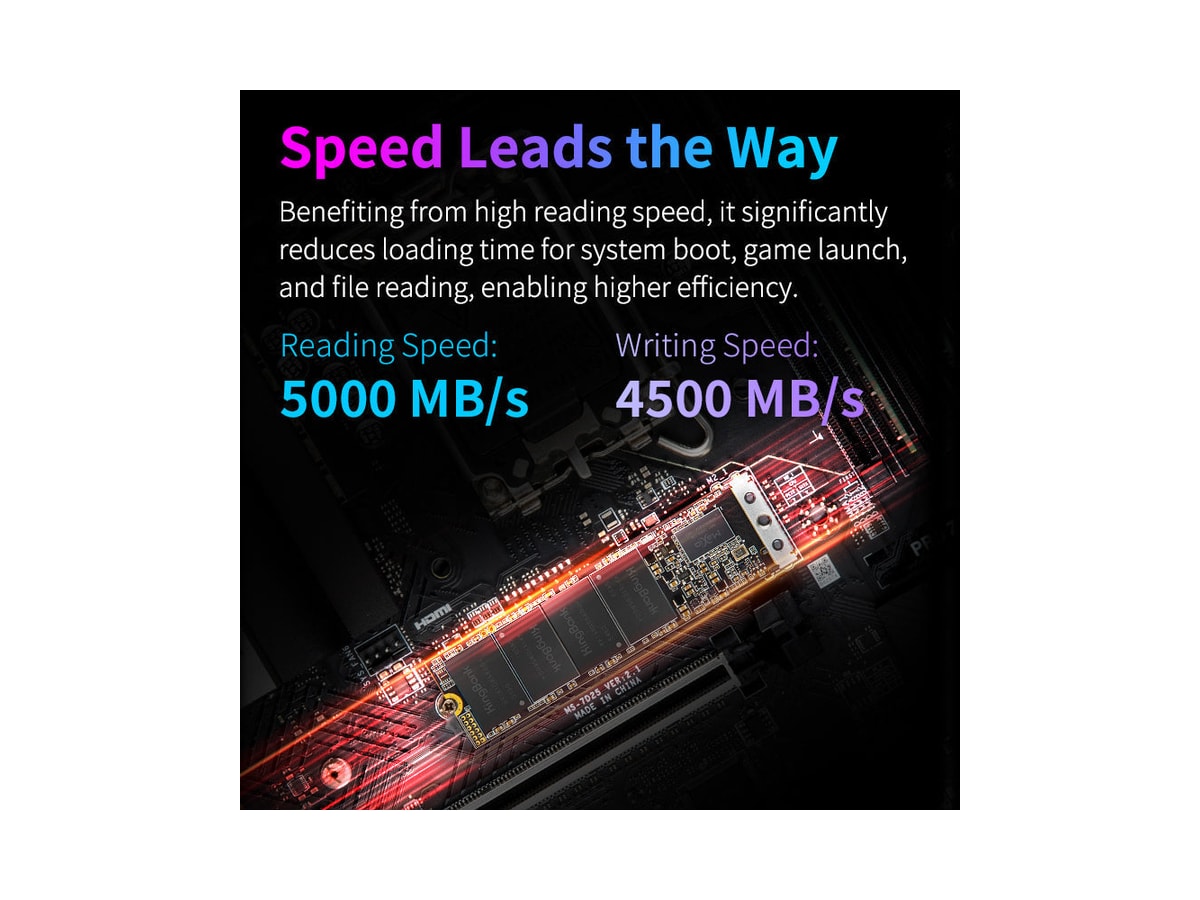 Kingbank KP160 2TB M.2 5000/4200 PCIe 4.0 NVMe M.2 2280 SSD thumbnail 5