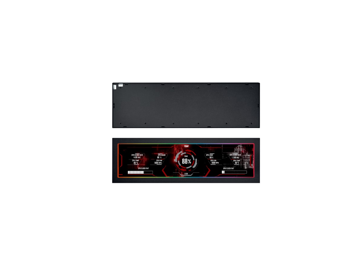 Lian Li 8.8 Inch Universal Screen - Black thumbnail 3
