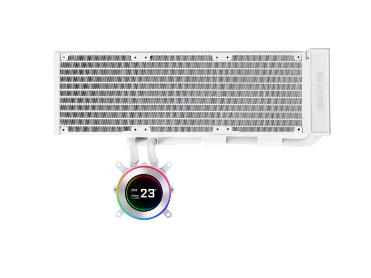 Lian Li Hydroshift II LCD-C 360N Fanless CPU Cooler, White