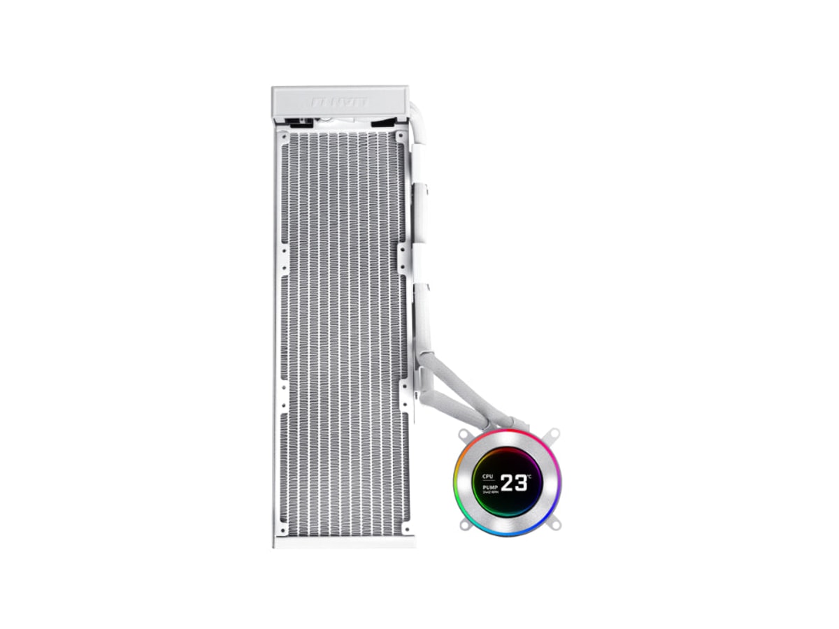 Lian Li Hydroshift II LCD-C 360N Fanless CPU Cooler, White thumbnail 2