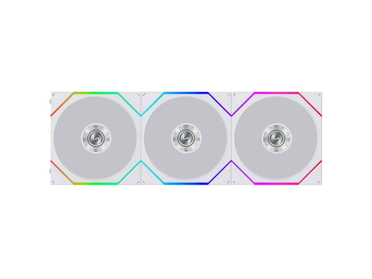 Lian Li UNI FAN TL FLEX 2.4GHz ARGB Wireless 120mm Reverse Fan - White(3-Pack)