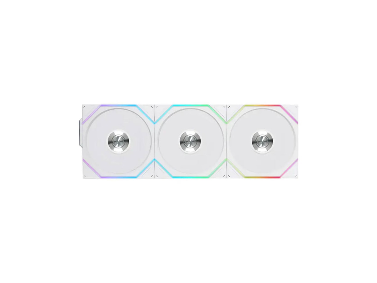 Lian Li Uni Fan TL120 Reverse Blade Wireless ARGB 120mm Fan - White (3-Pack)
