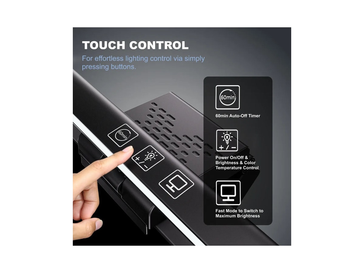 Lumivida Monitor Light Bar with Touch Control thumbnail 4