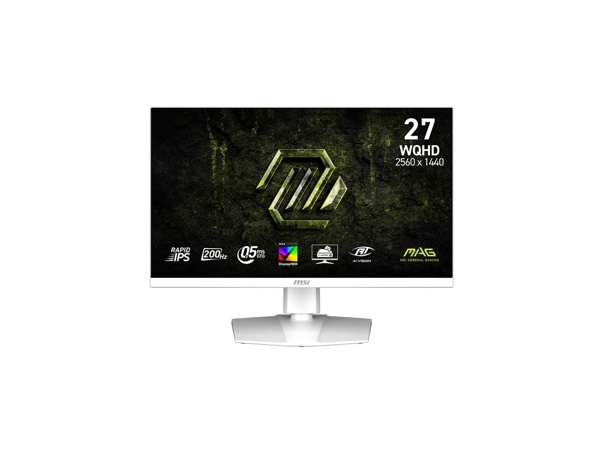 MSI MAG 274QRFW E20 27" WQHD Rapid IPS 200Hz 0.5ms Gaming Monitor