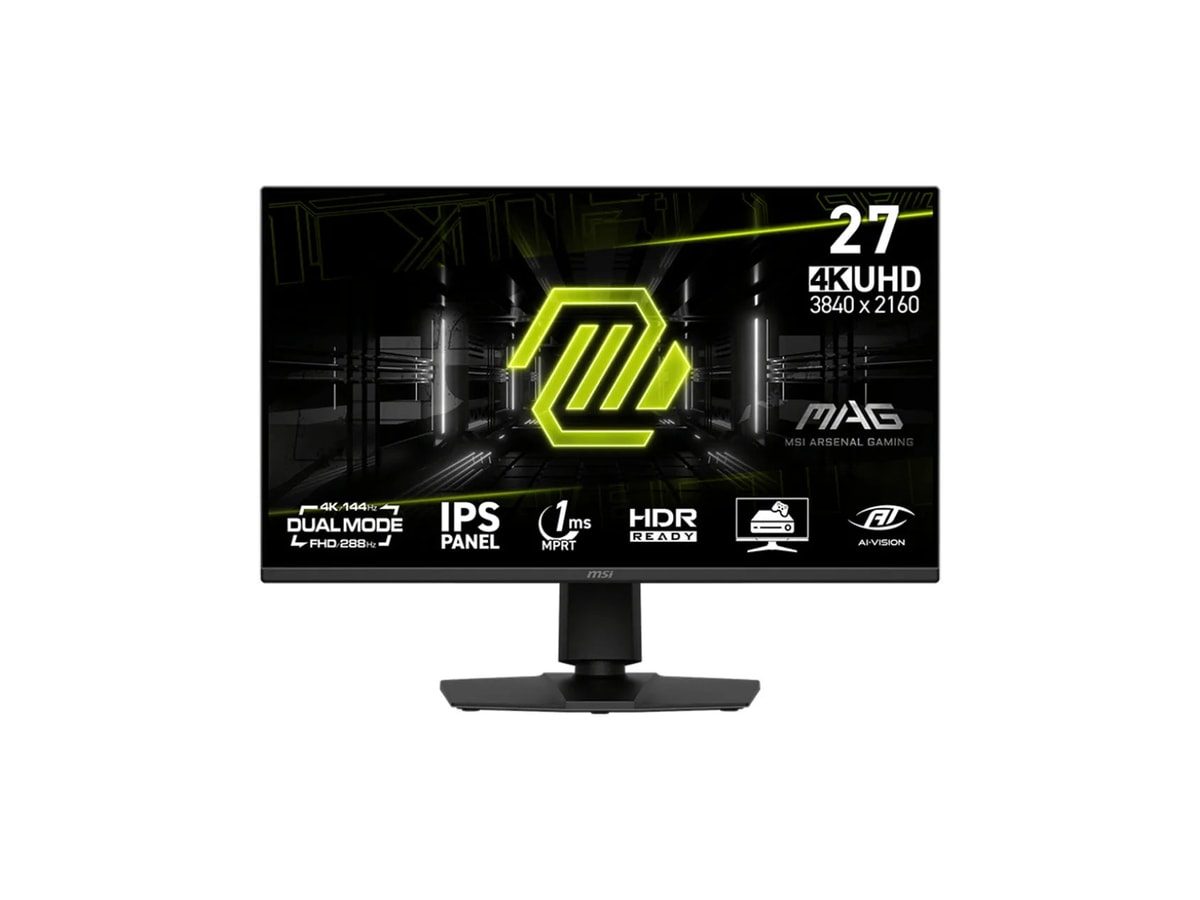 MAG 275UPD E14 27" 4K 144Hz/FHD 288Hz Dual Mode 1ms HDR Adaptive Sync IPS Gaming Monitor
