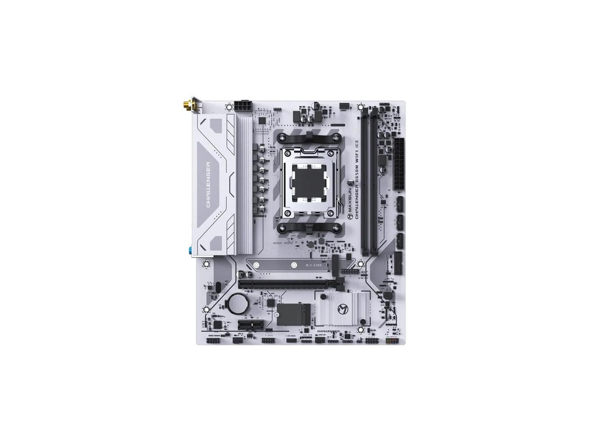 MAXSUN eSport B850M WIFI ICE AM5 DDR5 mATX Motherboard (MS-ES-B850M-WIFI-ICE)