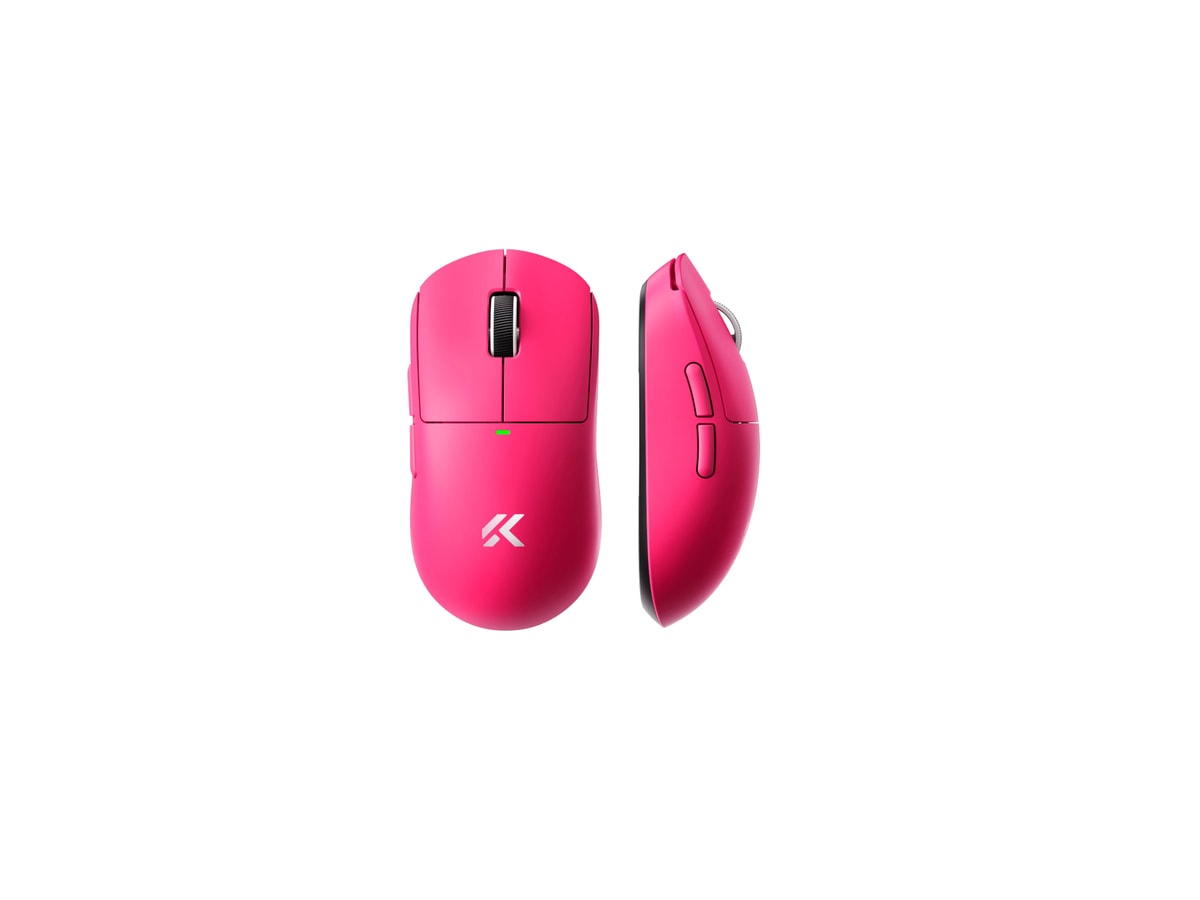 MCHOSE A5 V3 Ultralight 8K Wireless Ergonomic  Gaming Mouse (Berry Red)