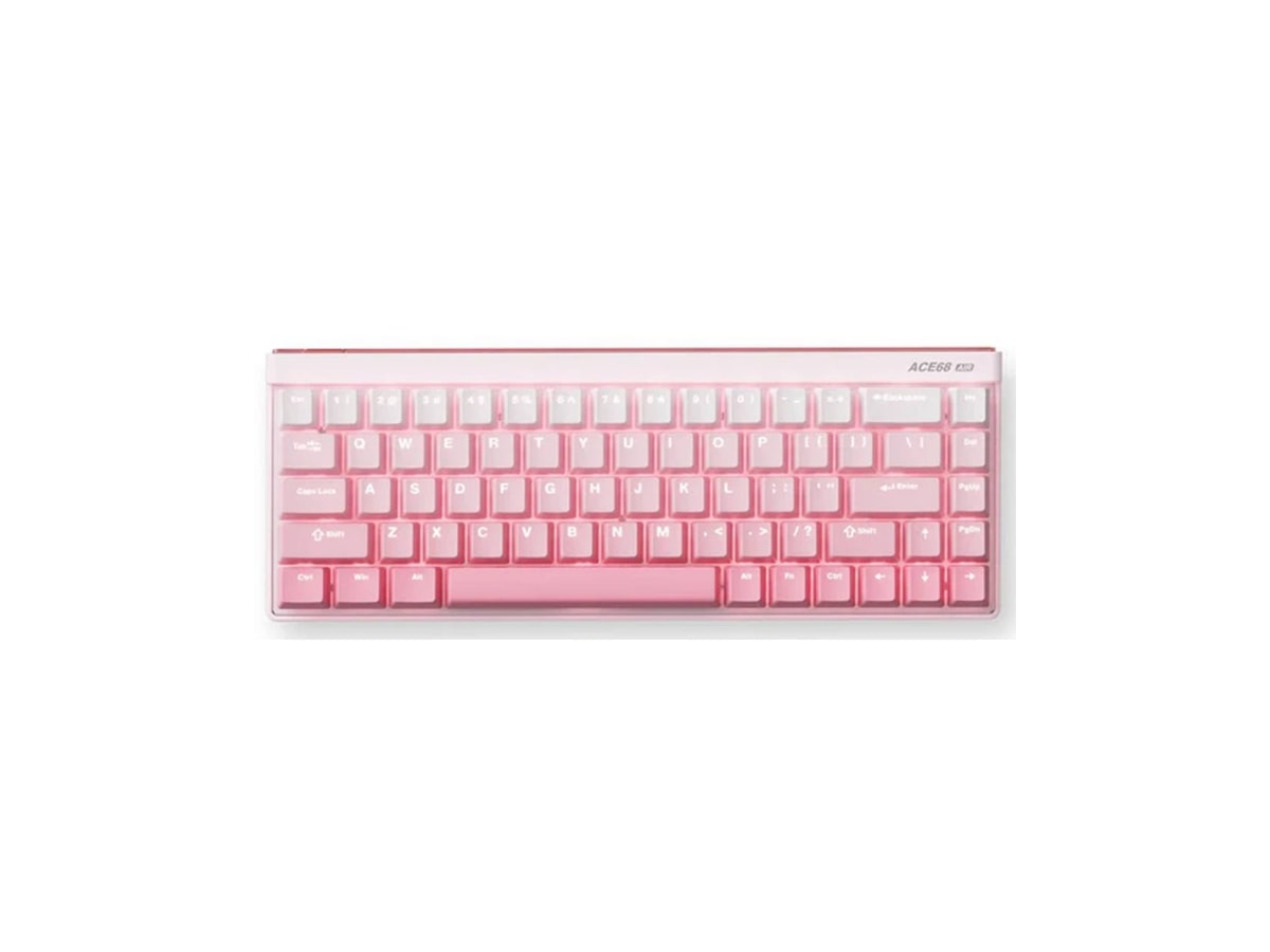 MCHOSE ACE 68 Air HE 8K Wired Kailh Magnetic God Switch Gaming Keyboard - Peach Gradient