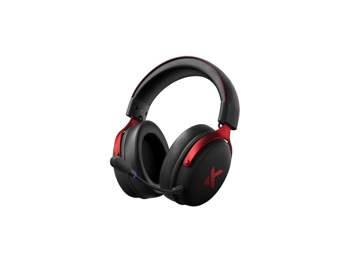 MCHOSE V9 Pro Wireless Gaming Headset with Noise Canceling Microphone - Black Red