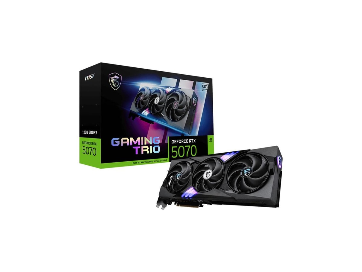 MSI GeForce RTX 5070 12G GAMING TRIO OC Graphics Card