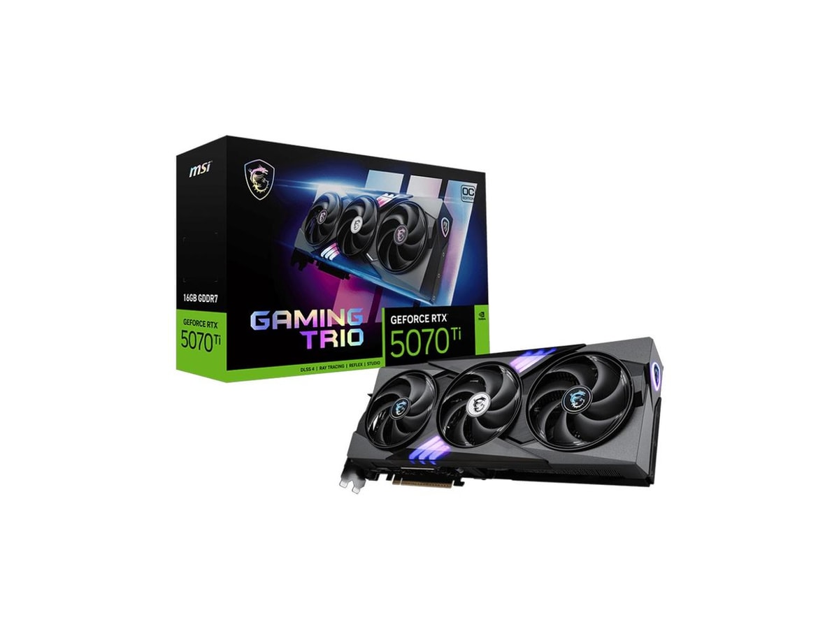 MSI GeForce RTX 5070 TI 16G Gaming Trio OC Graphics Card