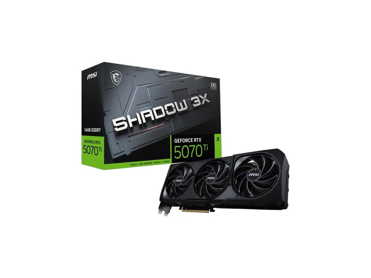 MSI GeForce RTX 5070 Ti 16G SHADOW 3X OC