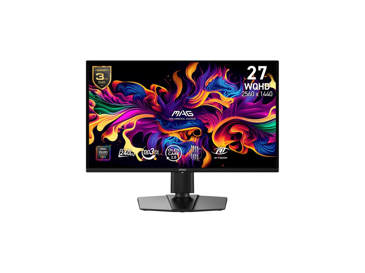 MSI MAG 274QP QD-OLED X24 26.5inch 240Hz QHD QD-OLED Gaming Monitor